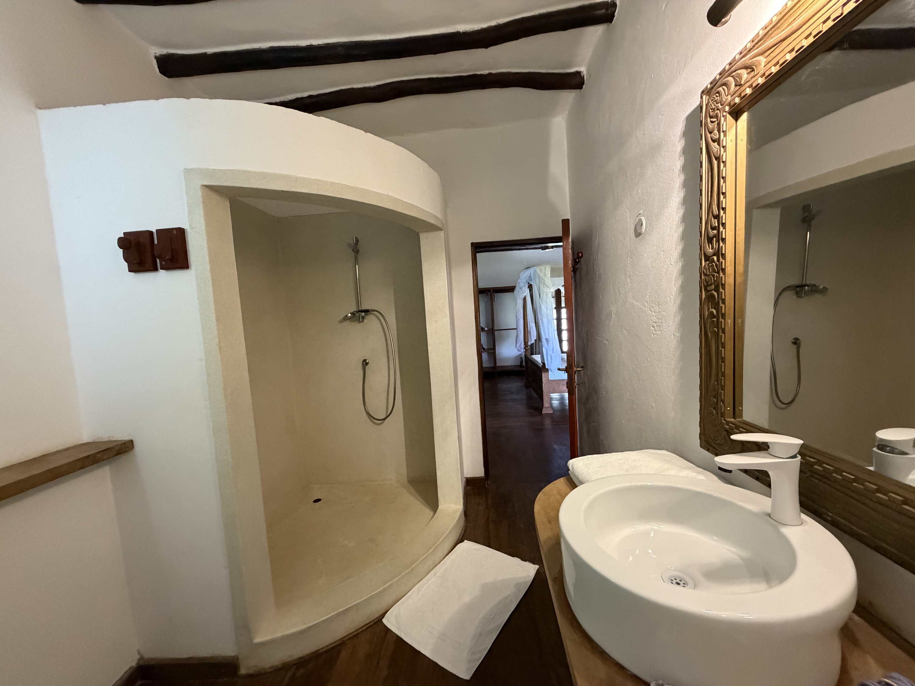 Bathroom with double vanity